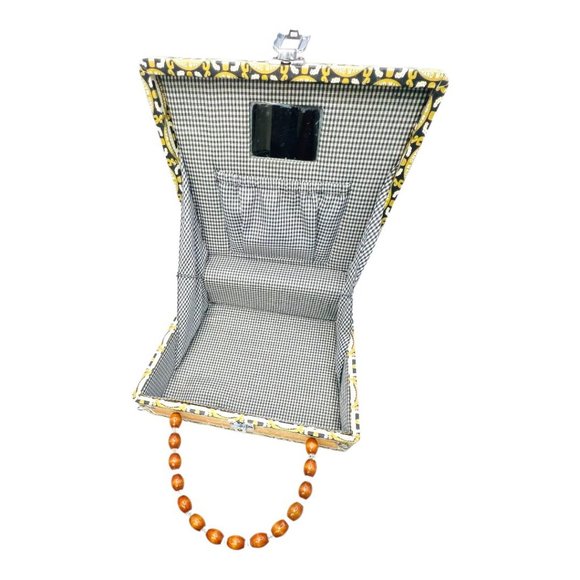 Braciano Handcrafted with Gemstones on a Vintage Cigar Box W/ Bamboo Handle - Picture 6 of 12